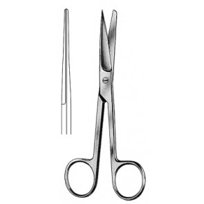 Tijera recta aguda roma de 16 cm. (HASTA FIN DE EXISTENCIAS)